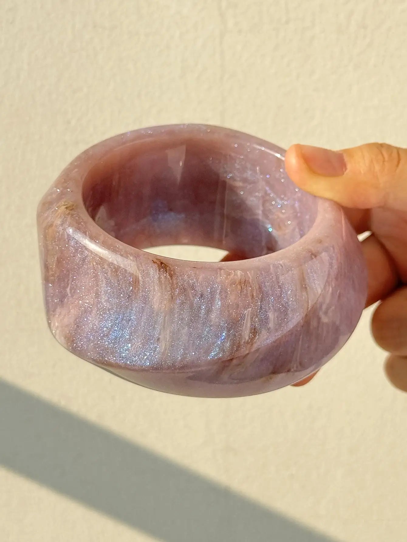Chunky Resin & Gold Plated Bracelets
