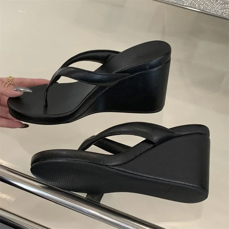 Wedge Thong Sandal