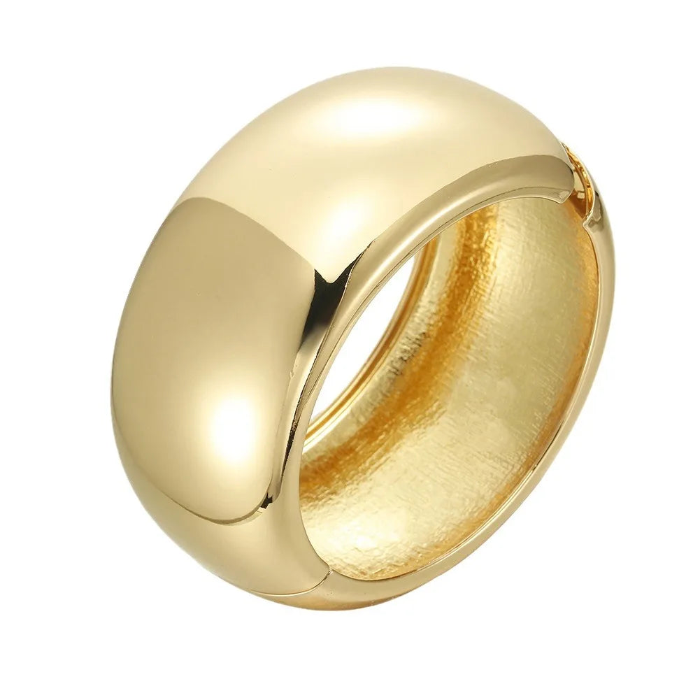 Chunky Resin & Gold Plated Bracelets