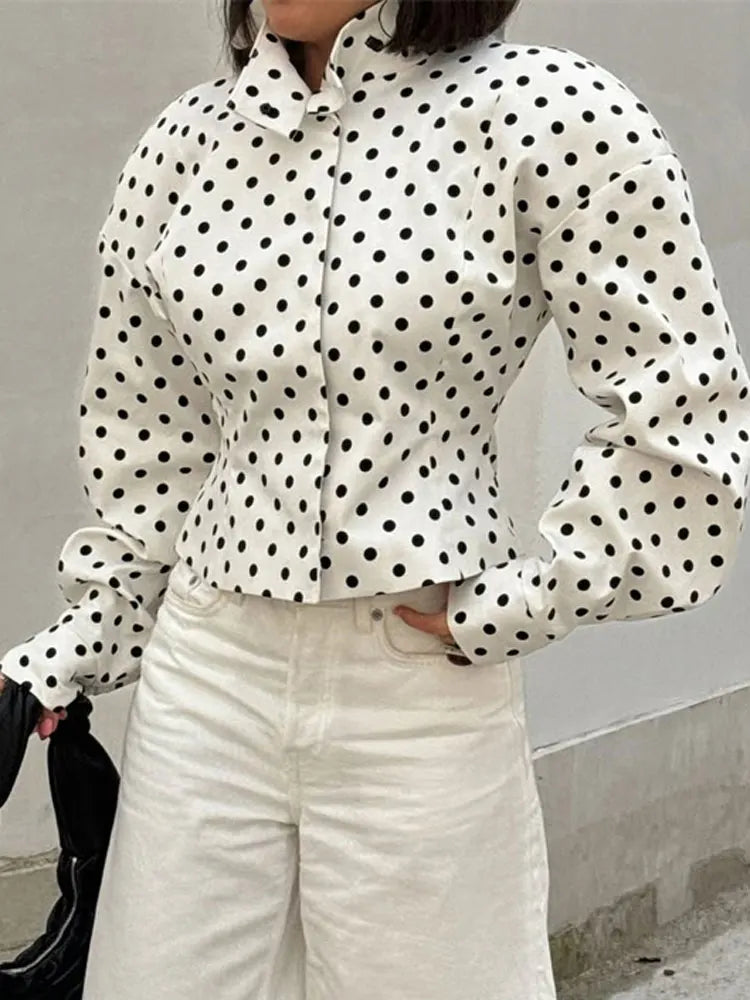 Polka Dot Two Piece-Set Shorts