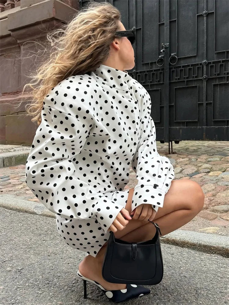Polka Dot Two Piece-Set Shorts