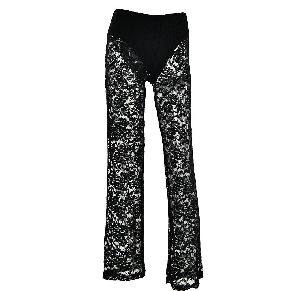 Lace High Waist Pants