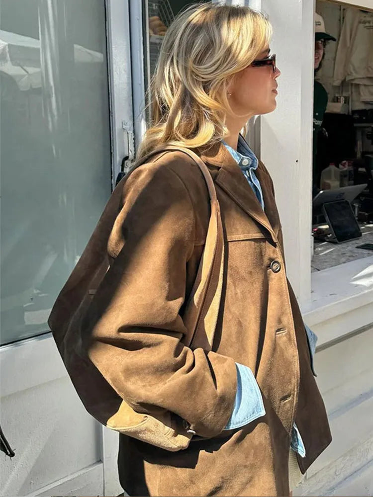 Brown Suede Jacket