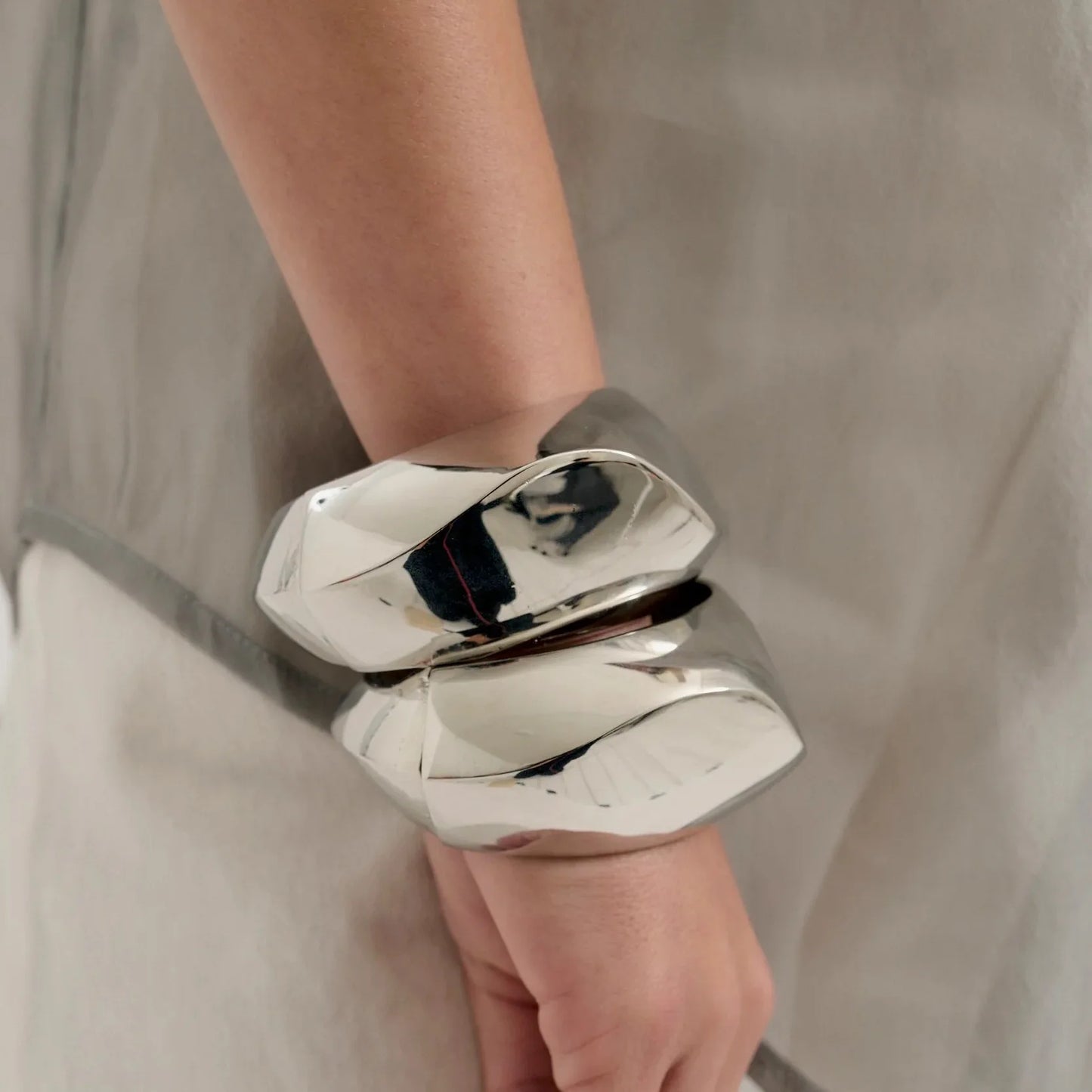 Chunky Cuff Bangle Bracelet