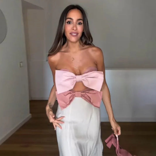 Bow Strapless Top