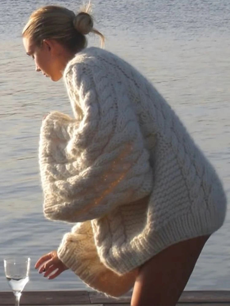 Cable Knit Oversized Sweater