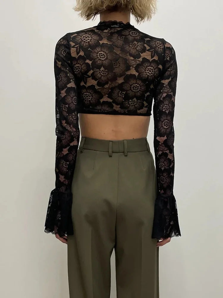 Long Sleeve Cropped Top