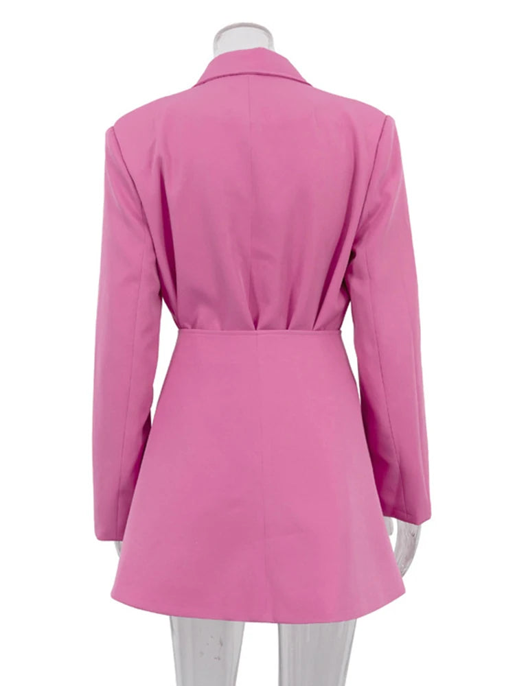 Assymetric Blazer Dress