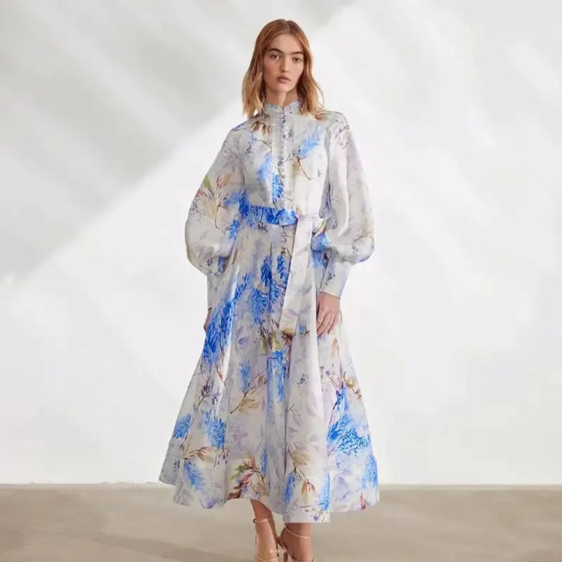 Modest Fashion Zimmerman Style Flowy Maxi Floral Dress