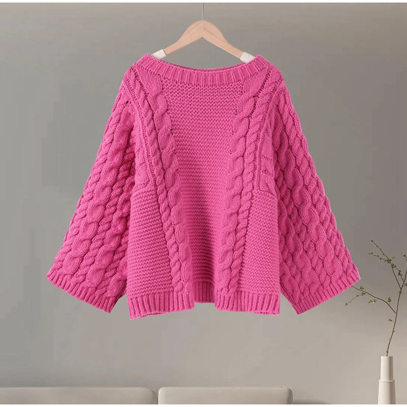 Cable Knit Oversized Sweater