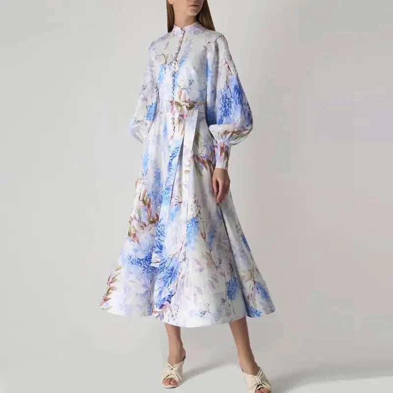 Modest Fashion Zimmerman Style Flowy Maxi Floral Dress