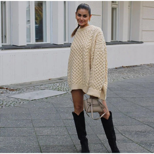 Cable Knit Oversized Sweater