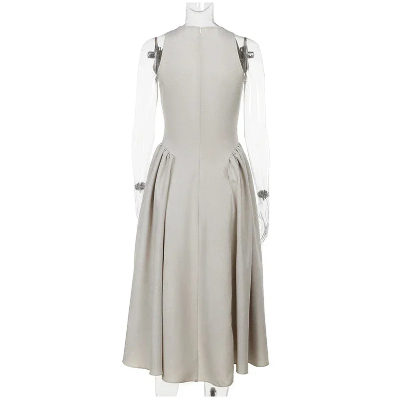 A Line Midi Dress