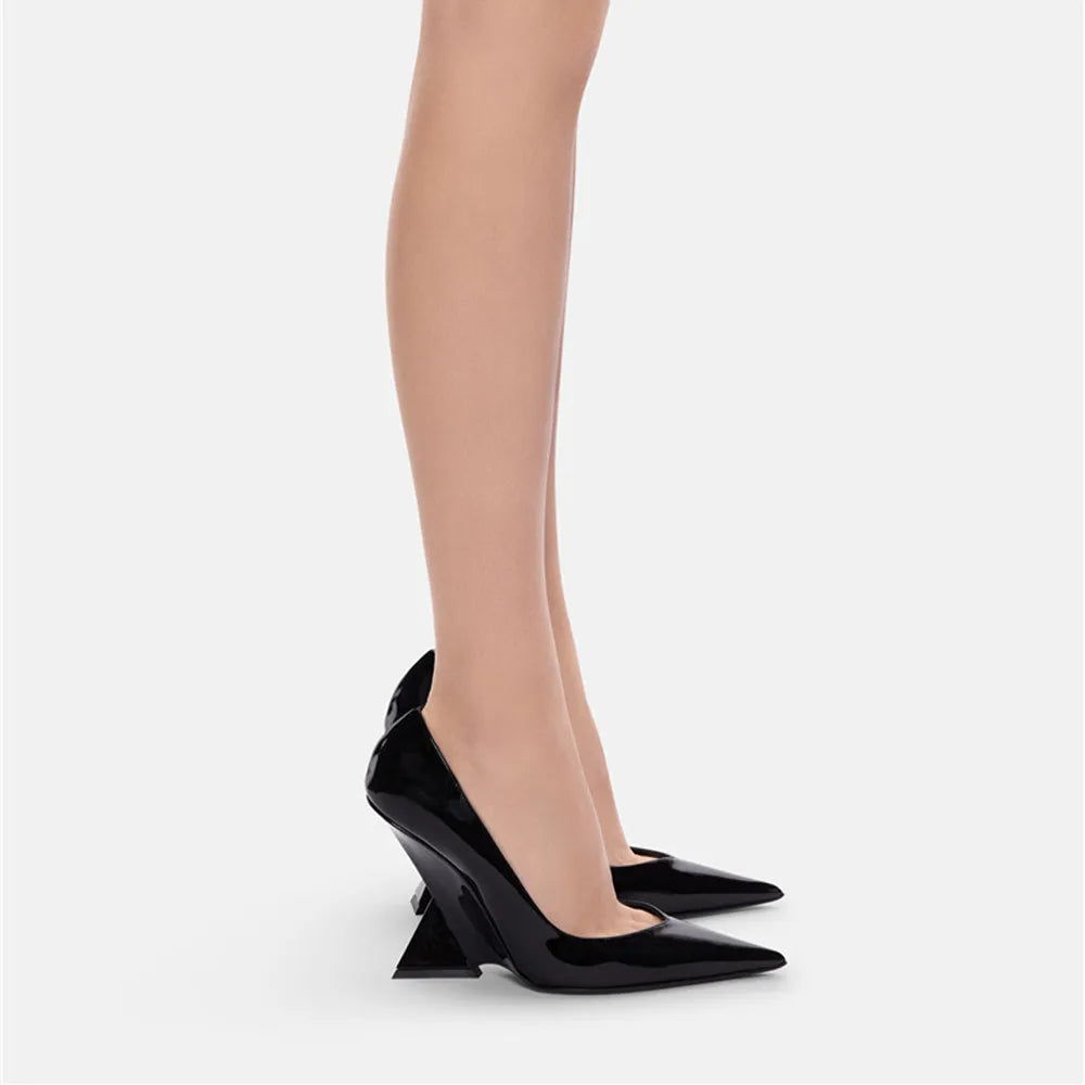 Pointy Sharp Wedge Pumps