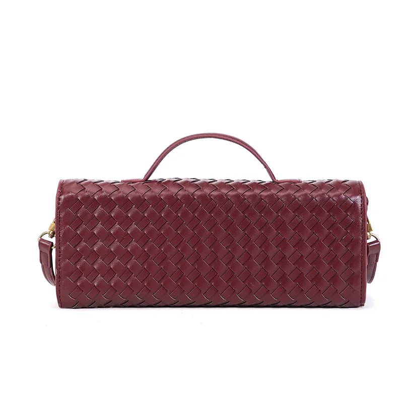 East West Woven Tresse Clutch Handbag