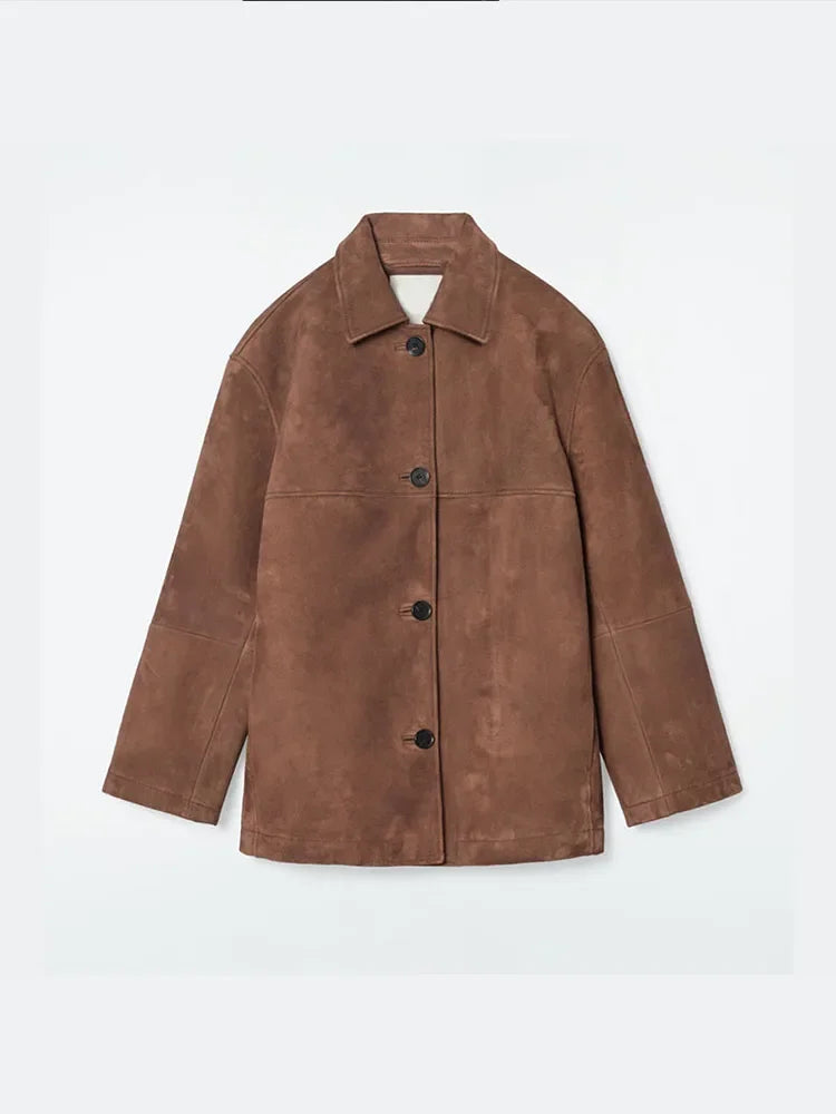 Ovesized Suede Jacket